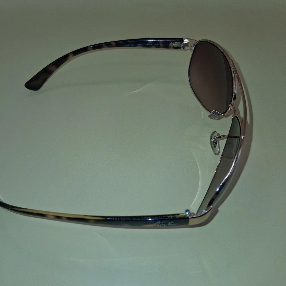 Ray-Ban RB3386 001/13 Polished Gold/Gradient Brown Lens Men's Aviator Sunglasses